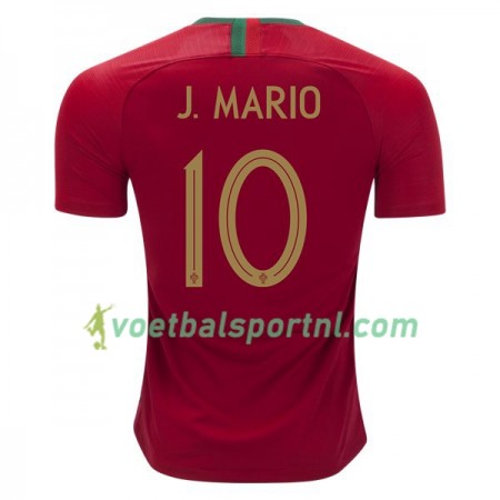 Portugal J.Mario 10 Thuis Shirt WK voetbal 2018